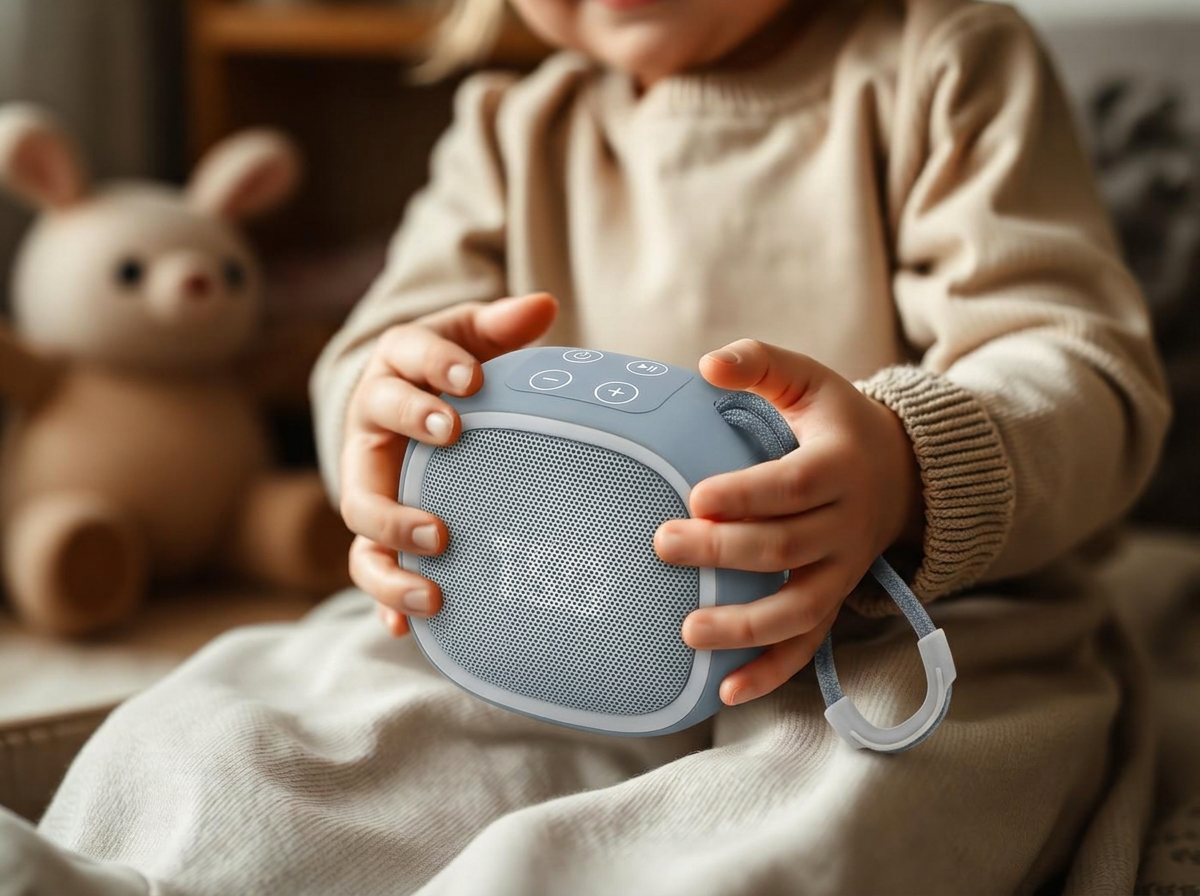 Le Boîtier Conteur dans les mains d'un enfant
